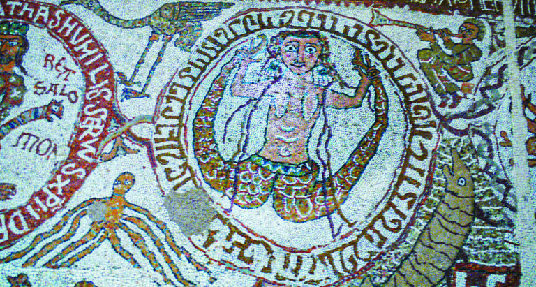 Le sette trombe del mosaico di Otranto