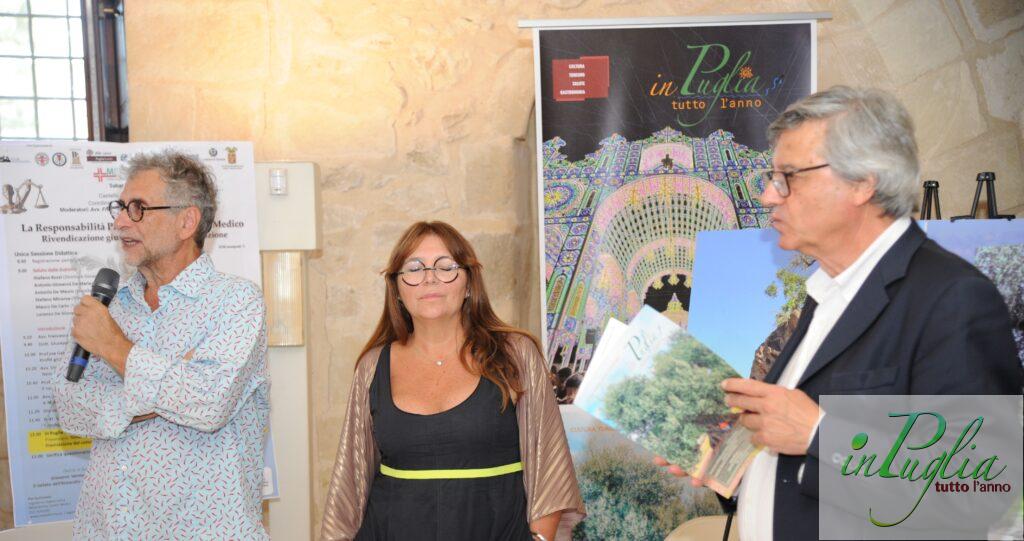 Enzo D'Alò alla presentazione della rivista In Puglia Tutto l'Anno